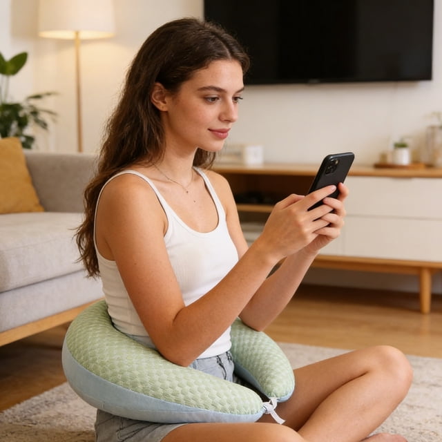 BotaniNest Orthopedic Seat For And Support With Ergonomic Design For Back