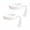 White, variant on Cup Holder with Ergonomic Handle Lightweight Tumbler Handle Sure Here's A Product Title for Listing 2 Pcs Tumbler Handle Attachment for 20/32oz