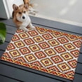 thumbnail image 3 of Boho Entryway Rug 2'x3'&nbsp; Non Slip Front Door Mats, Abstract Geometric Ethnic Bohemia Textured Entrance Rugs Indoor Outdoor Carpet, Washable Floor Mats Small Area Rug for Bedroom Kitchen, 3 of 8