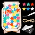 thumbnail image 1 of Tarro magnético de recompensa Vinatimes, nombre DIY, 15 fichas con forma de estrella, 1 of 6
