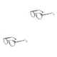 thumbnail image 1 of Gafas redondas ligeras y de moda Minnieouse para mujer gafas negras de arcoíris montura de cristal IS031C9 2Conjunto, 1 of 6