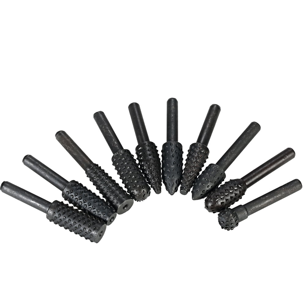 Details about   5/10pcs 6mm Rotary Burr Power Tools Drill Bits Grinding Engraving Carving Rasp