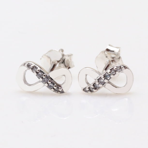 Pendientes brillantes con botón: un gran regalo para ella: pendientes impresionantes para mujer: plata de ley y circonita cúbica