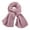 Pink, variant on Women's Winter Knitted Scarf Windproof Warm Thickened Soft Long Shawl for Students and Ladies Daily Shopping Travel Pink