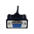 thumbnail image 4 of StarTech.com DB-9 (F) Null Modem Cable DB9 (F) 1DB-9 (M) DB9 (M) Mblack Noir DB9 RS232 Serial F/M - DB9 Male to Female - 9 pin Null Modem Cable - 1x 1x Noir - Null Modem Cable - to - 3.3 ft - - for P/N: 1P3FPC-USB-SERIAL, Icusb2321, 4 of 5