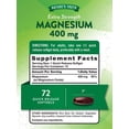 thumbnail image 5 of Suplemento Nature's Truth Magnesio 400 mg 72 cápsulas blandas, 5 of 5