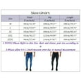 thumbnail image 4 of Wyzesi Plus Jeans Bootcut Stretch Men Men's Casual Jeans Solid Color Ripped Pleated Frayed Gradient Washed Trousers Christmas Male Costumes, 4 of 5