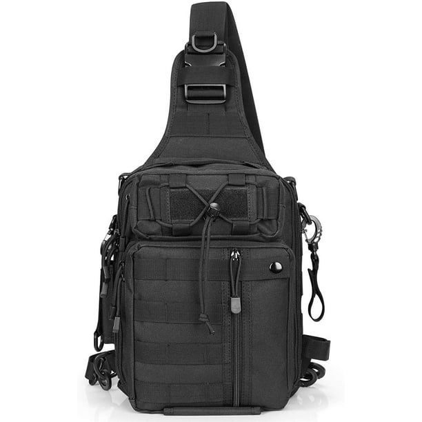 EAYY Outdoor Tactical Backpack with Fishing Tackle Backpack Cross Body Bag  