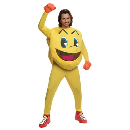 Mens Deluxe Pac-Man Video Games Halloween Costume