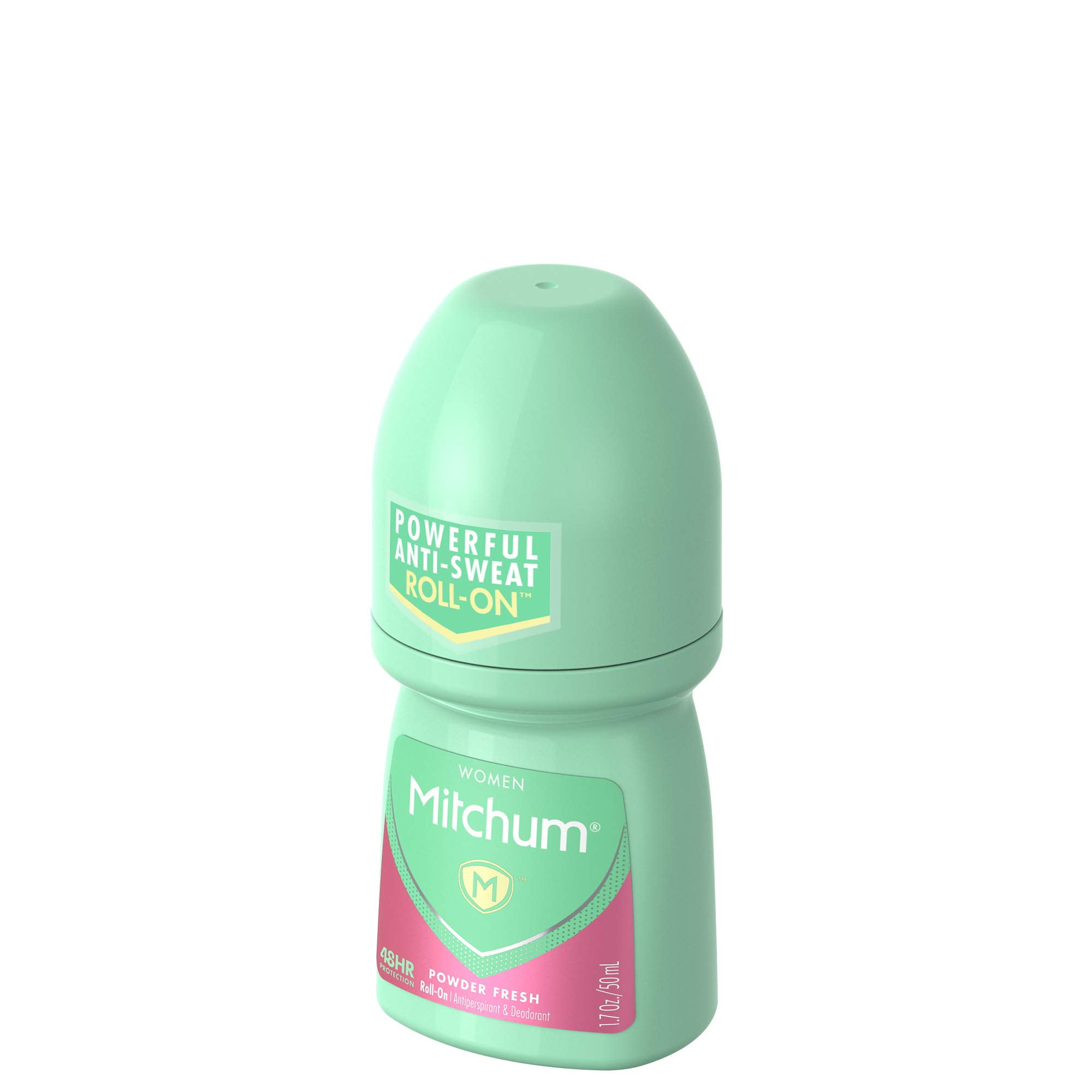 Mitchum Women Invisible Roll-On, Powder Fresh 1.7 Oz (Pack Of 3)