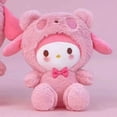 thumbnail image 3 of 45cm Cute Sanrio Hello Kitty Kuromi Melody Plush Toy Kawaii Cinnamoroll Big Ear Dog Soft Doll Kt Cat Sleeping Pillow Kids Gift, 3 of 5