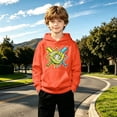thumbnail image 2 of JAJAHO Boys Baseball Graphic Hoodie Kids Sweatshirt Long Sleeve Casual Loose Pullover 3-14Y, 2 of 5