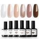 thumbnail image 1 of Set de esmaltes de uñas en gel Modelones, 6 colores, Nude Hema Free, 1 of 8