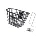 thumbnail image 4 of Cesta delantera de metal para motocicleta, scooter y bicicleta, accesorios para compras Negro, 4 of 9