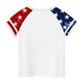 thumbnail image 7 of Gamivast My Recent Placed Girls 4Th Of July Usa Shirt Usa Flag Patriotic T-Shirt Independence Day Outfit for Kids White Placed Recently by Me Delivery Status, 7 of 7