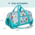 thumbnail image 4 of Wildkin Kids Overnighter Duffel Bag for Boys & Girls, Features Two Carrying Handles and Removable Padded Shoulder Strap (Team Spirit), 4 of 7