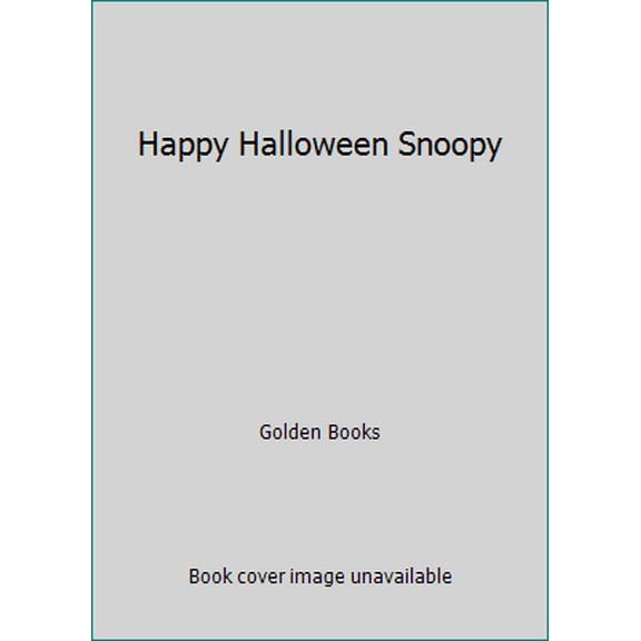 Pre-Owned Happy Halloween Snoopy (Paperback) 0307119742 9780307119742
