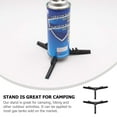 thumbnail image 3 of 2Pcs Fuel Can Stabilizer for Camping Stoves Mini Folding Outdoor Gas Tank Stove Stand (Black), 3 of 6