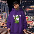 thumbnail image 4 of Sudadera con capucha del personaje de dibujos animados popular Snoopy Charlie Brown para hombres y mujeres, sudadera con capucha deportiva informal para parejas, 4 of 4