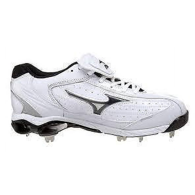 Mizuno 9 Spike Classic Low G5 Lc Baseball Cleats, White/Black, 16