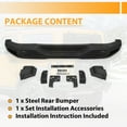 thumbnail image 5 of Kojem Rear Bumper Fit for 2007-2018 Jeep Wrangler JK 10th Anniversary Rubicon Edition Powder Coated Black, 5 of 12