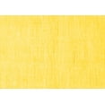 thumbnail image 1 of Ahgly Company Machine Washable Indoor Rectangle Solid Yellow Modern Area Rugs, 2' x 5', 1 of 4