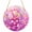 Multicolor, variant on Pink Spring Floral Round Front Door Welcome Sign, 5.9 Inch Wall Hanging Decor for Indoor Outdoor, Modern Oil Painted Daisy Botanical Home Porch Hanger Decorations for Holiday Gift