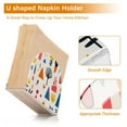 thumbnail image 5 of Yayeee Napkin Holder for Table Kitchen Paper Tissue Organization, Beige Geometric, 5 of 8