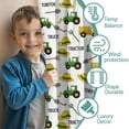 thumbnail image 3 of Blackout Kids Curtains,Cartoon Tractors Hats White Pattern Childrens Insulated Curtains Set Of 2,Bedroom Essentials,Toddler Room Decor 52"x84", 3 of 5