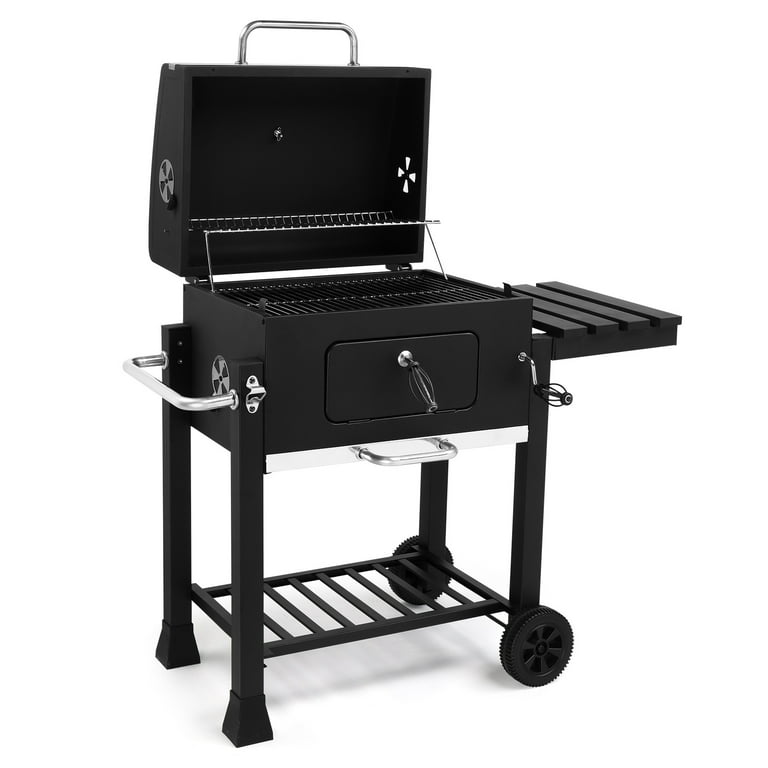 BBQ GRILL 2台セット 43×27×25cm Karl home 27.5 in. Portable Charcoal Grill in Stainless