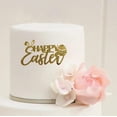 thumbnail image 2 of Gold Happy Easter Cake Toppers, Rabbit Egg Acrylic Cupcake Toppers Easter Side Cake Decorations Birthday Party Supplies, 2 of 4