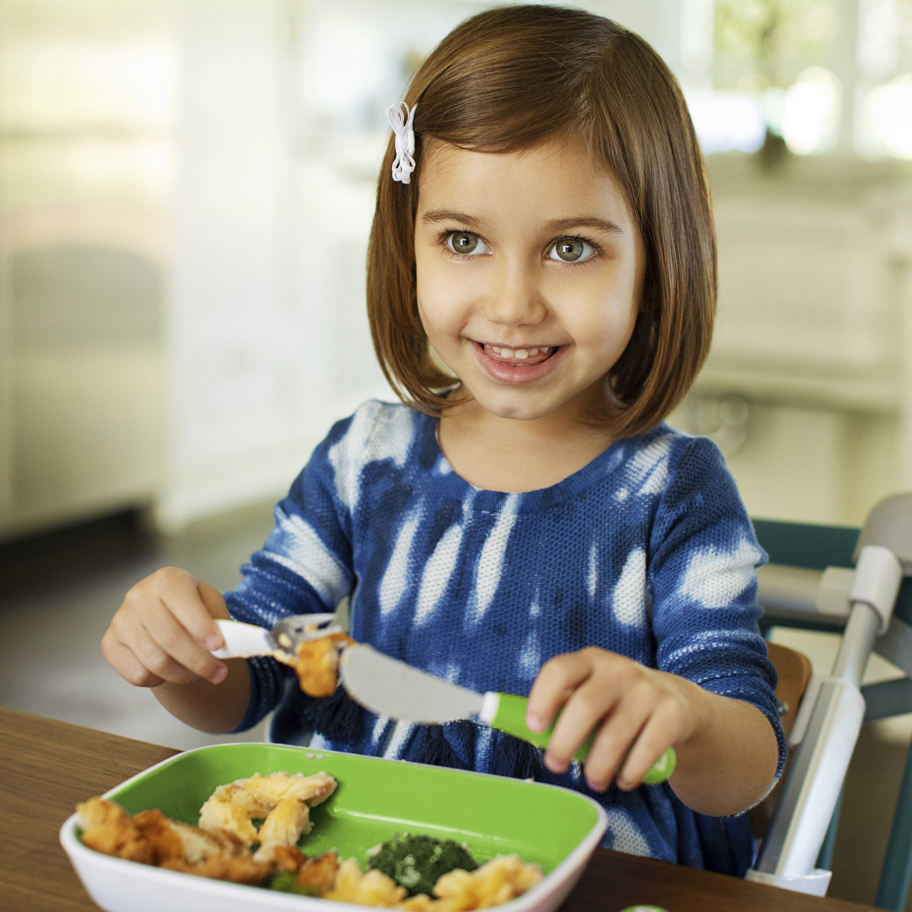 Munchkin® Splash™ Toddler Plate, Green, Unisex