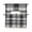 Black, variant on Grey Buffalo Plaid Kitchen Curtains Set for Windows 3 Piece Cafe Curtains 24 Inch Length Swag Curtains Valances and Tier Set Farmhouse Modern Checkered Drapes for Bedroom Bathroom Living Room
