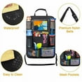 thumbnail image 4 of 1 Pack Car Seat Back Organizer, Auto Seat Multi-Pockets Travel Storage Bag Universal Car Storage Back Seat Organizer Holder Waterproof Multi-Pocket, 4 of 9