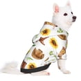 thumbnail image 2 of Haiem Rustic Western Charm for Winter Dog Hoodie Sweatshirts with Pockets Warm Dog Clothes for Small Dogs Chihuahua-Small, 2 of 7