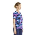 thumbnail image 5 of Disney Eeyore Rain Women’s V-Neck Scrub Top, 5 of 7