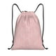 thumbnail image 1 of Fotbe Pink Stripes Bolsa Mochila con Cordón Estampada, Bolsa de Gimnasio Deportiva, Bolsa Cinch, Bolsa con Cordón para Hombres y Mujeres-Small, 1 of 6