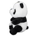 thumbnail image 6 of Cute Panda Plush Pillow Soft Comfortable Washable Simulation Panda Plush Stuffed Doll Toy with Flower Decoration 9.8in, 6 of 15