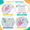 thumbnail image 3 of joogoo Boba Bubble Tea on Blue Boys Swim Trunks Beach Swimsuit Shorts Boxer 4T, 3 of 8