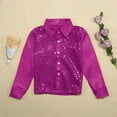 Girls Shirts Kids Girl Boy Sparkly Sequins Long Sleeve Button Down girls-shirts-kids-girl-boy-sparkly-sequins-long-sleeve-button-down