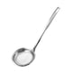 thumbnail image 3 of Cuchara espumadera de acero inoxidable Colador de alimentos Utensilio de cocina Mango largo Acero inoxidable L, 3 of 9