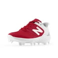 thumbnail image 4 of New Balance Women's Fresh Foam Velo V3 Molded Fastpitch Softball Cleat Red/White Medium 6.5, 4 of 5