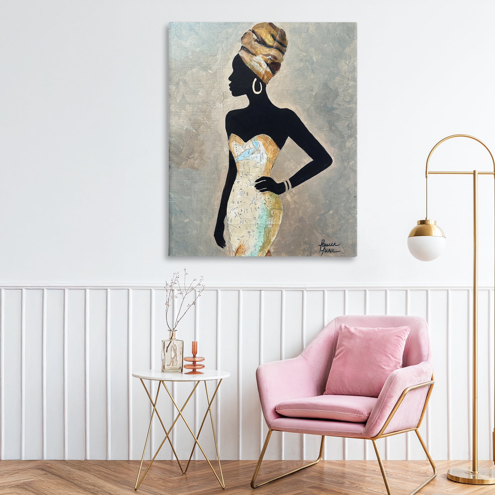 Stupell Industries Motherland Muse Fashion Portrait Canvas Wall Art, design by Lauren Luna