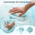 thumbnail image 3 of Beddle Gel Memory Foam Mattress Topper, Queen Size, 2 inch, for Pressure Relief, 3 of 7