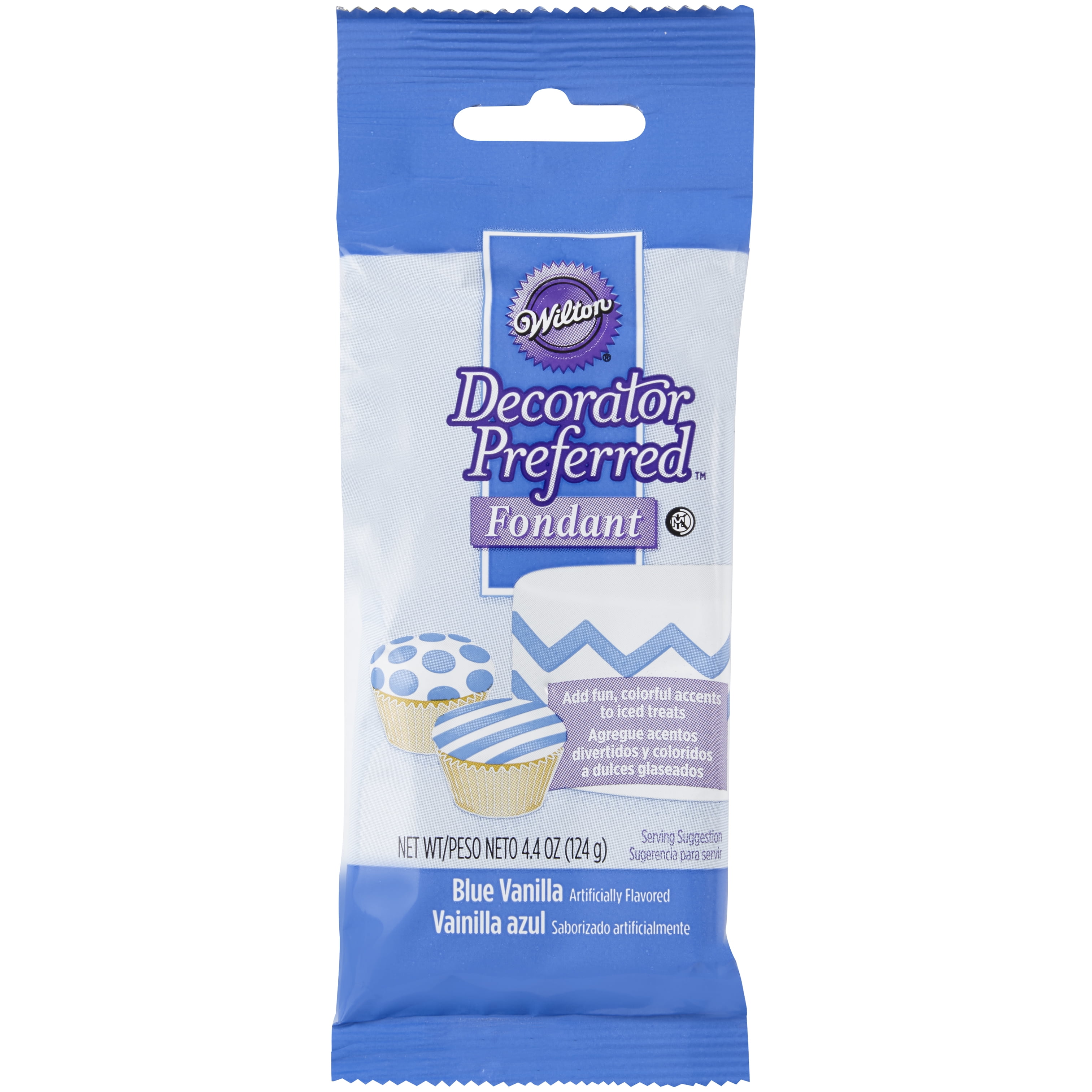 Wilton Decorator Preferred Fondant, Blue, 4.4oz