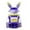 PurplePP, variant on Iumwxz Water Bottles High Appearance Cool Lightn Rabbit Water Bottle with Straw Large Capacity Lightweigh and Durable Water Bottle Space Cup Water Bottle Plastic 1100ml