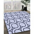 thumbnail image 2 of Ahgly Company Indoor Rectangle Patterned Lavender Blue Area Rugs, 2' x 5', 2 of 6