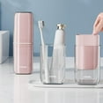 thumbnail image 2 of Removable Toothbrush Holder With Cover, Portable Toothpaste Case for Family Travel, Organizer for Camping Business Trip, 2 of 10