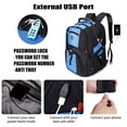 thumbnail image 2 of Extra Large 52L Travel Laptop Backpack with USB Charging Port Fit 17 Inch Laptops for Men Women (Blue), 2 of 4