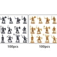 thumbnail image 3 of 200x Soldiers Figures Decorative Display Toy Dioramas for Beginners, 3 of 8